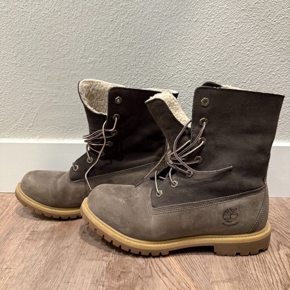 Grey Timberland Women's Boots